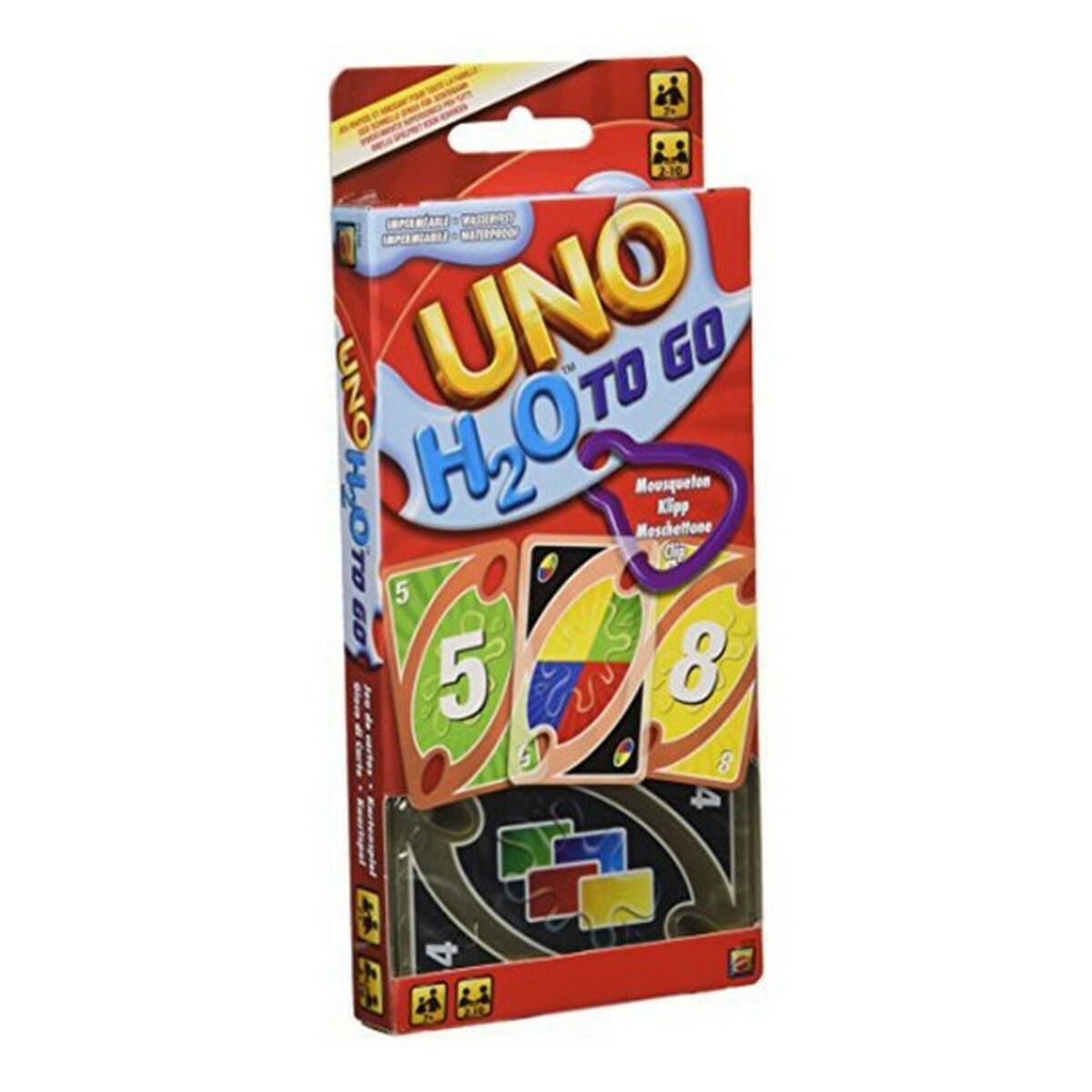 Επιτραπέζιο Παιχνίδι Uno H2o To Go Mattel