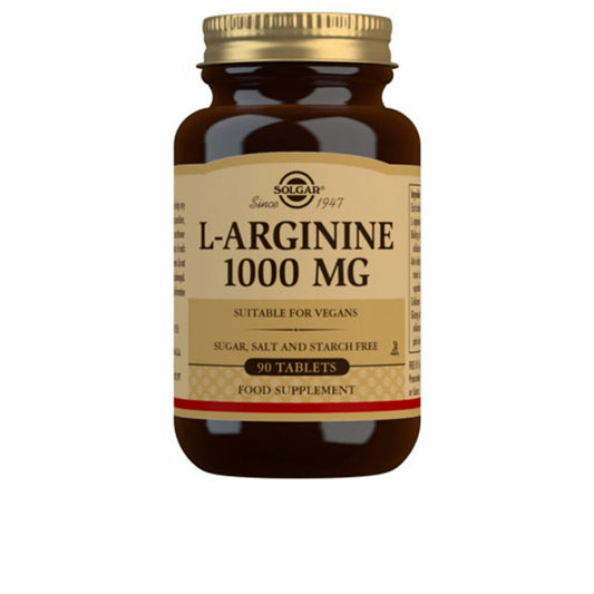 L-Αργινίνη Solgar 1000 mg (90 Ταμπλέτες)