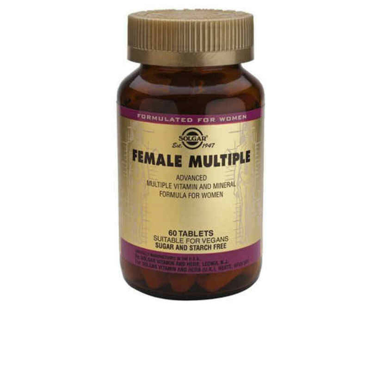 Συμπλήρωμα Διατροφής Solgar FEMALE MULTIPLE 60 Μονάδες