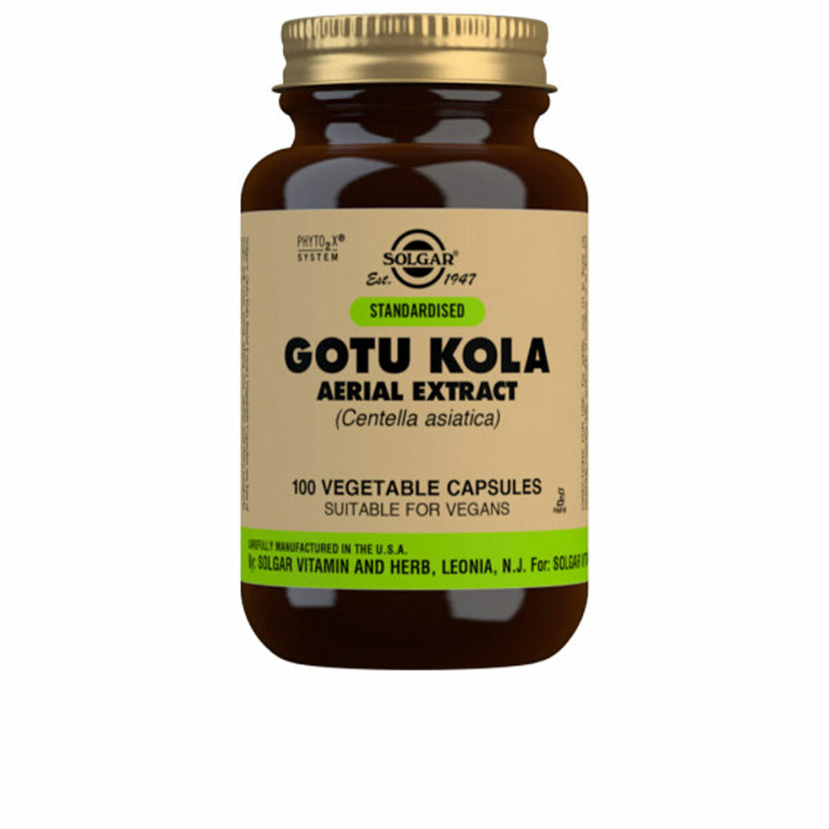 Gotu Kola Aerial Extract Solgar 4165 100 Μονάδες