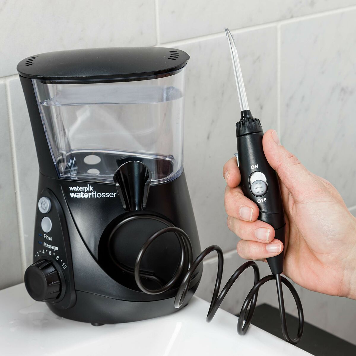 Οδοντιατρικός καταιονισμός Waterpik Μαύρο