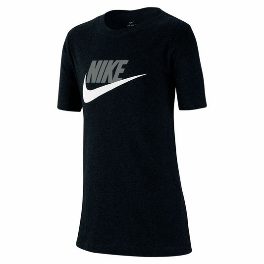 Παιδικό Μπλούζα με Κοντό Μανίκι Nike Sportswear Μαύρο