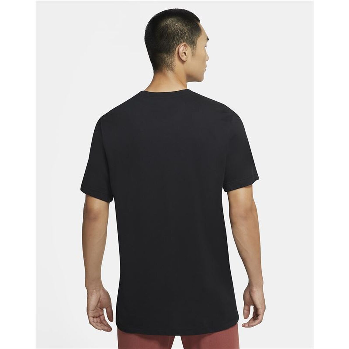 Ανδρική Μπλούζα με Κοντό Μανίκι Nike Dri-FIT Μαύρο
