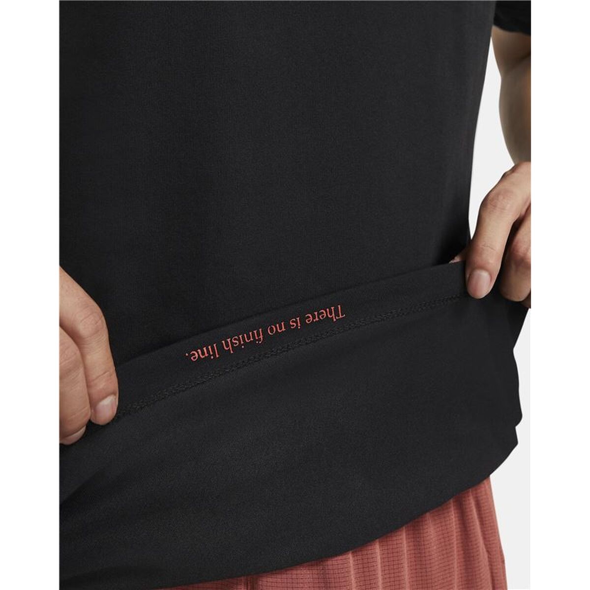 Ανδρική Μπλούζα με Κοντό Μανίκι Nike Dri-FIT Μαύρο