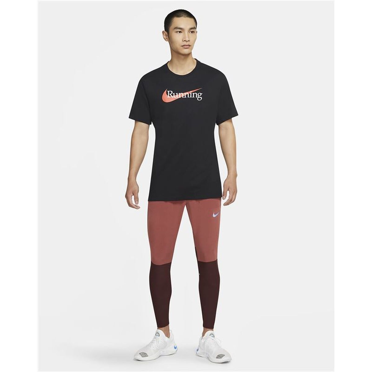 Ανδρική Μπλούζα με Κοντό Μανίκι Nike Dri-FIT Μαύρο