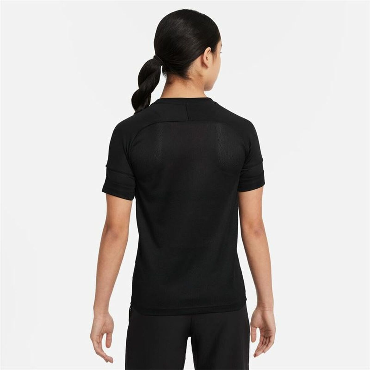 Παιδικό Μπλούζα με Κοντό Μανίκι Nike Dri-Fit Academy Girls Μαύρο