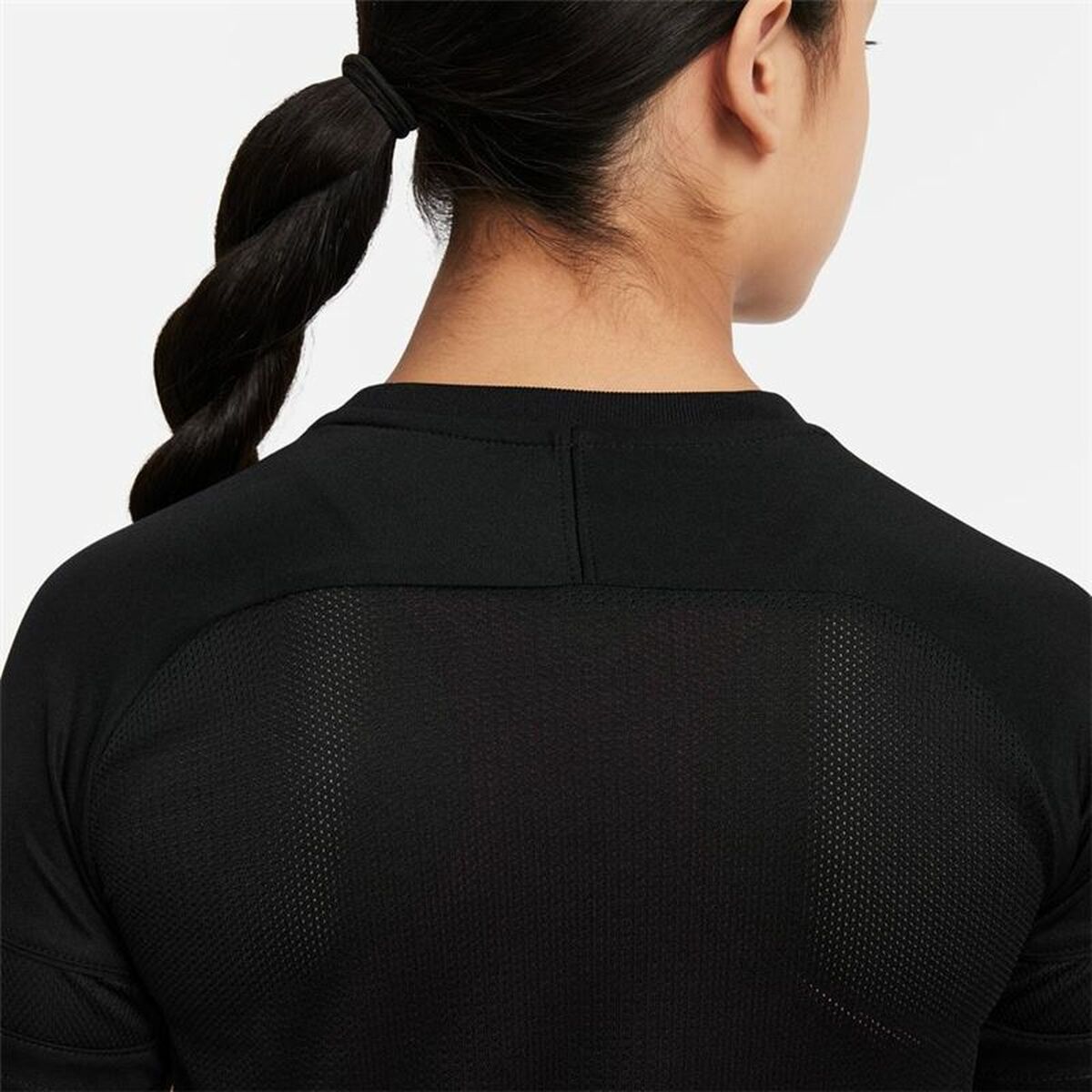 Παιδικό Μπλούζα με Κοντό Μανίκι Nike Dri-Fit Academy Girls Μαύρο