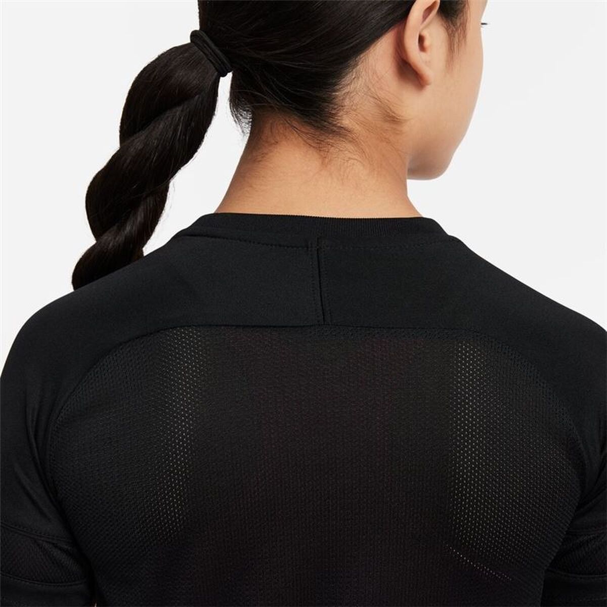 Παιδικό Μπλούζα με Κοντό Μανίκι Nike Dri-Fit Academy Girls Μαύρο