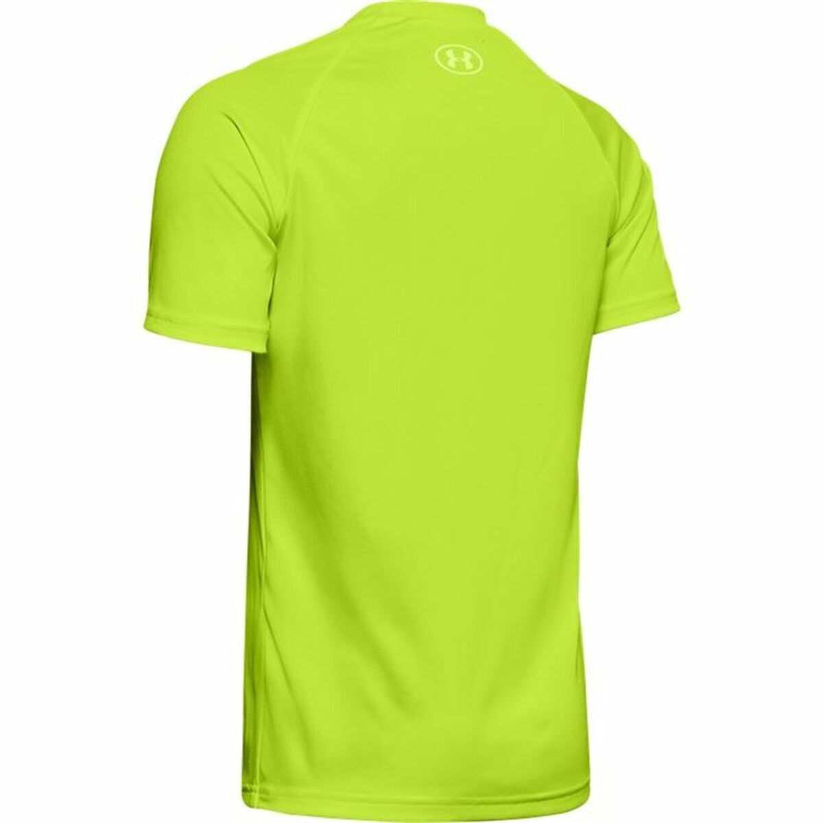 Παιδική Μπλούζα με Κοντό Μανίκι Under Armour Tech Big Logo Κίτρινο
