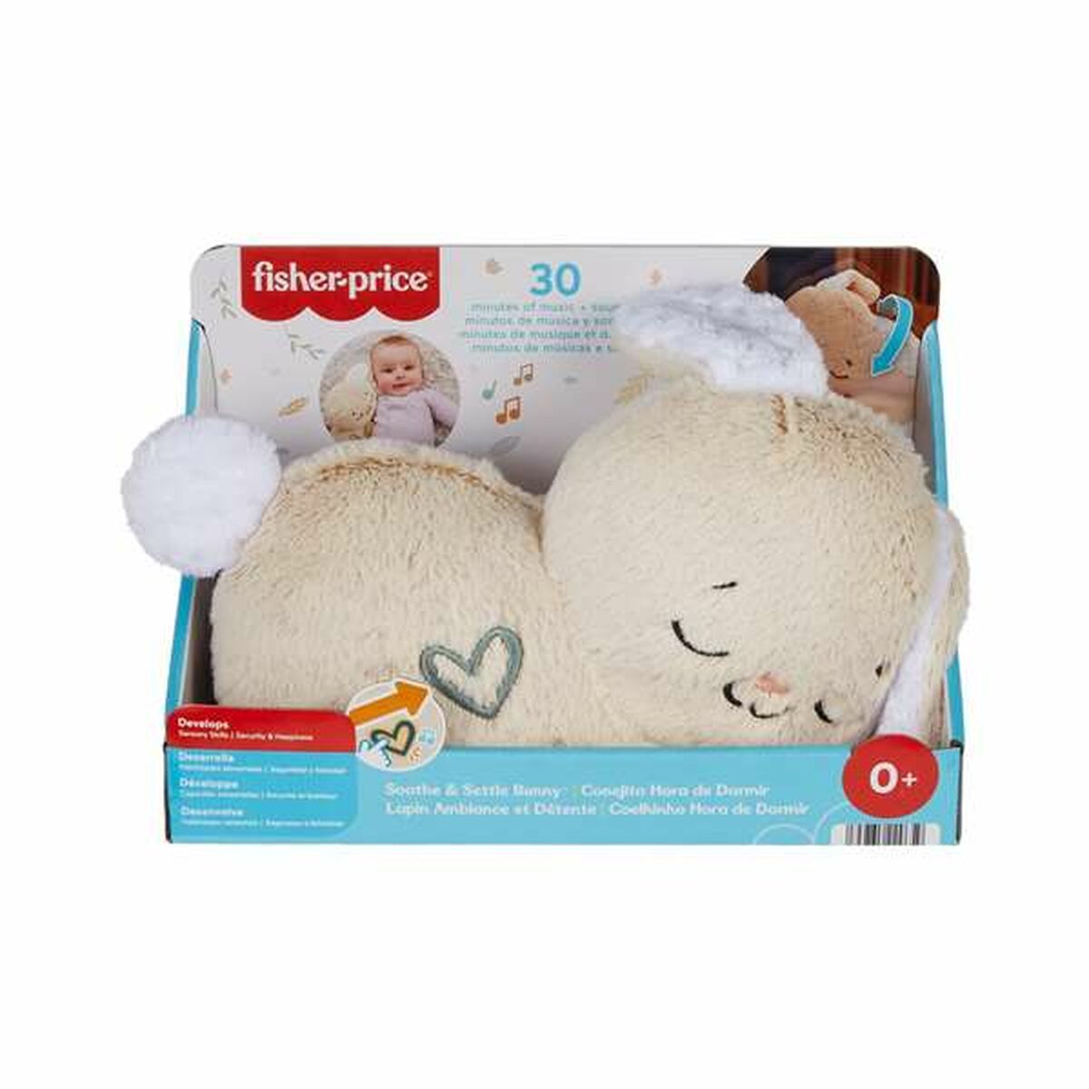 Αρκουδάκι με Ήχο Fisher-Price Κουνέλι Πλαστική ύλη
