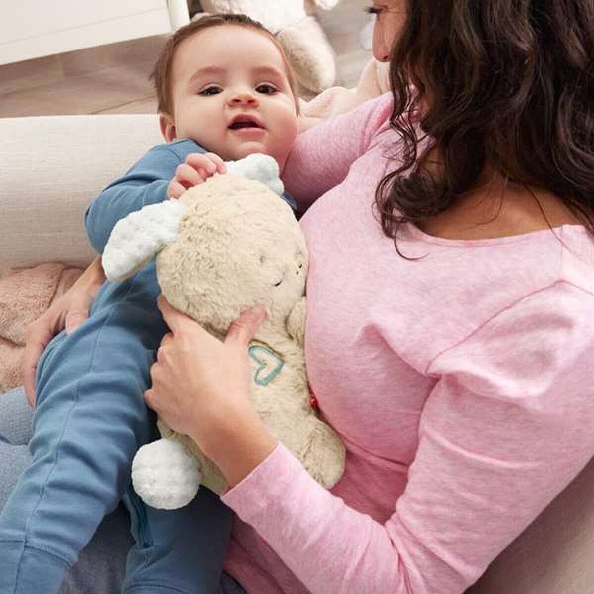Αρκουδάκι με Ήχο Fisher-Price Κουνέλι Πλαστική ύλη