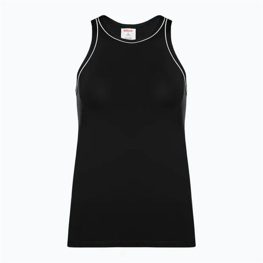 Γυναικεία Tank Top Wilson Team Tank Μαύρο Πάντελ