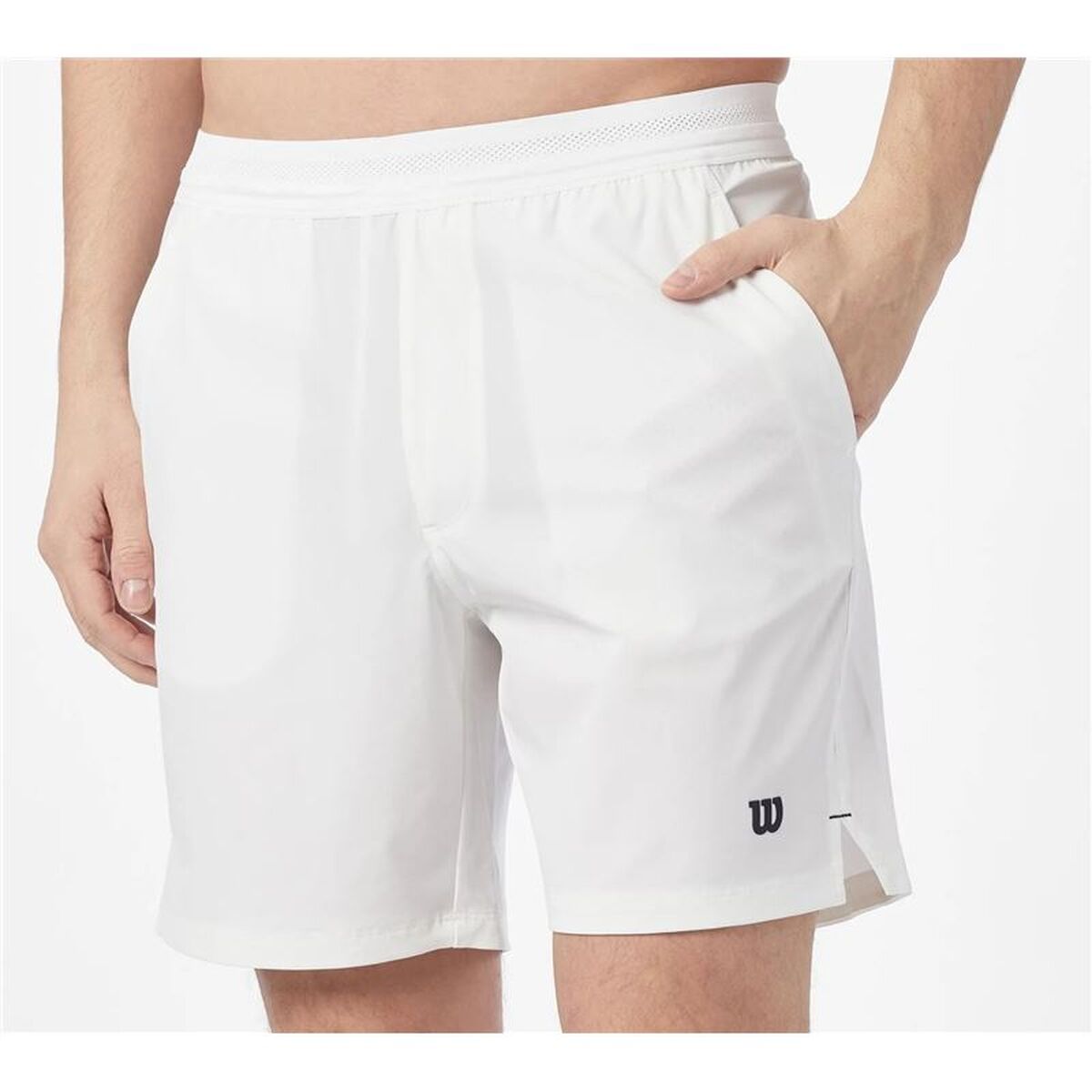 Ανδρικά Αθλητικά Σορτς Wilson Team Short 7" Λευκό 7" Πάντελ