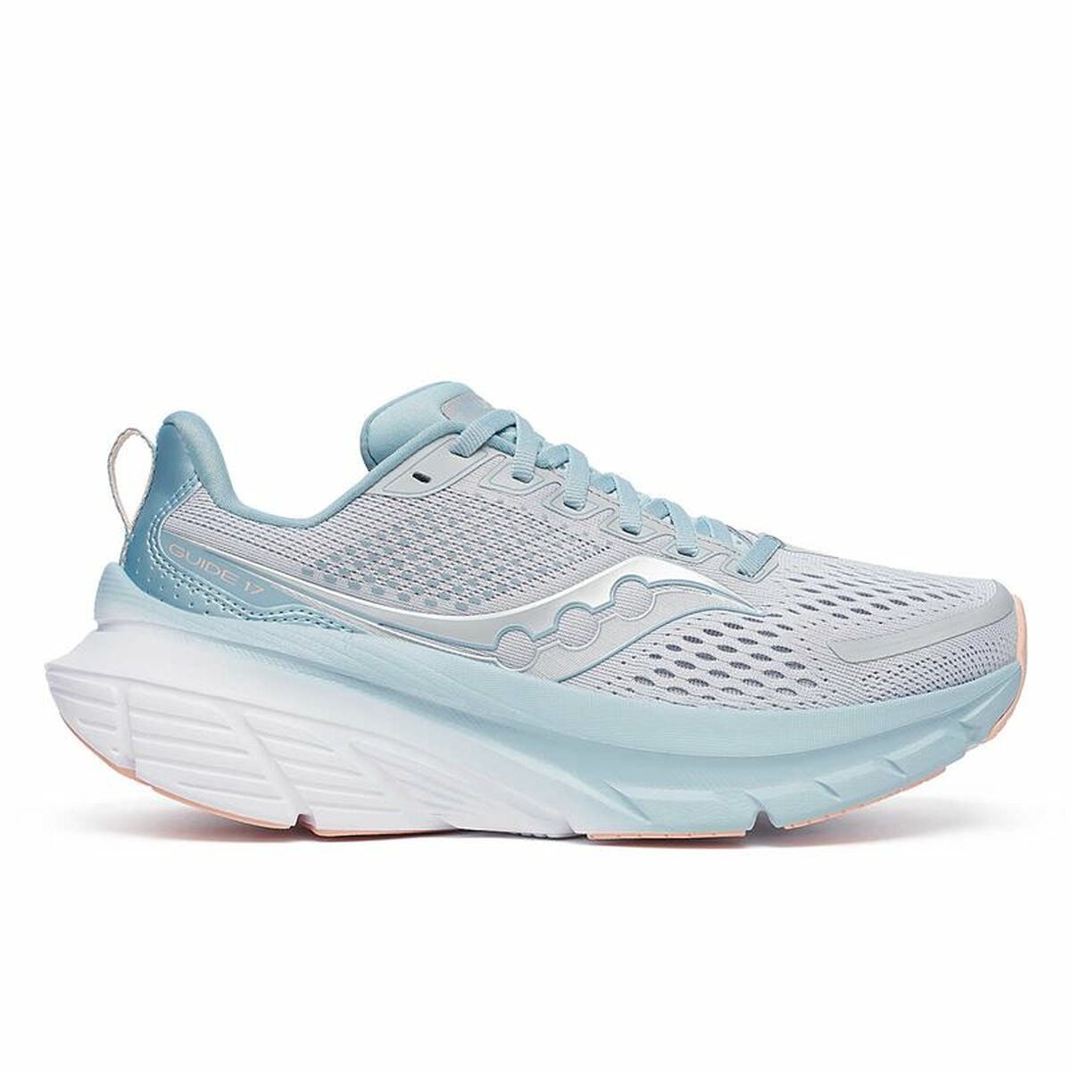 Παπούτσια για Τρέξιμο για Ενήλικες Saucony Guide 17 Μπλε Γκρι