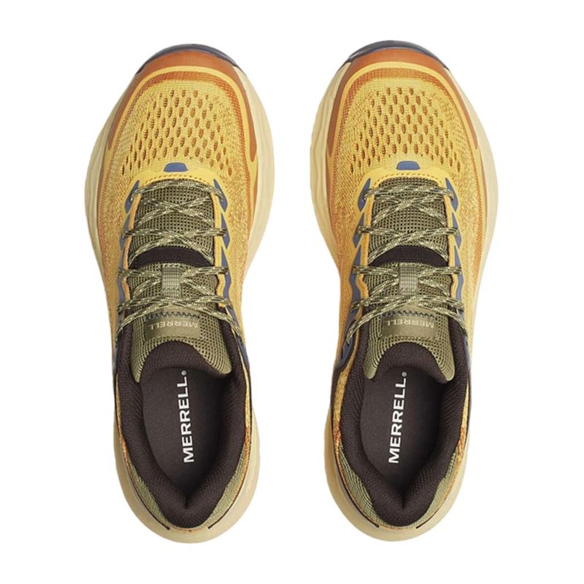 Παπούτσια trail για άνδρες (τρέξιμο στο βουνό) Merrell Nova 4 Κίτρινο Πορτοκαλί