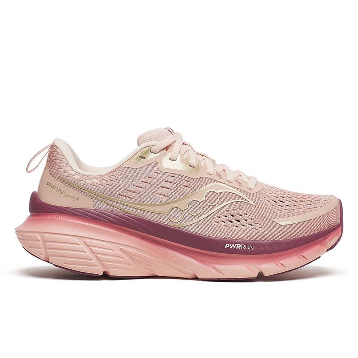 Παπούτσια για Tρέξιμο για Ενήλικες Saucony Guide 18 Ανοιχτό Ροζ