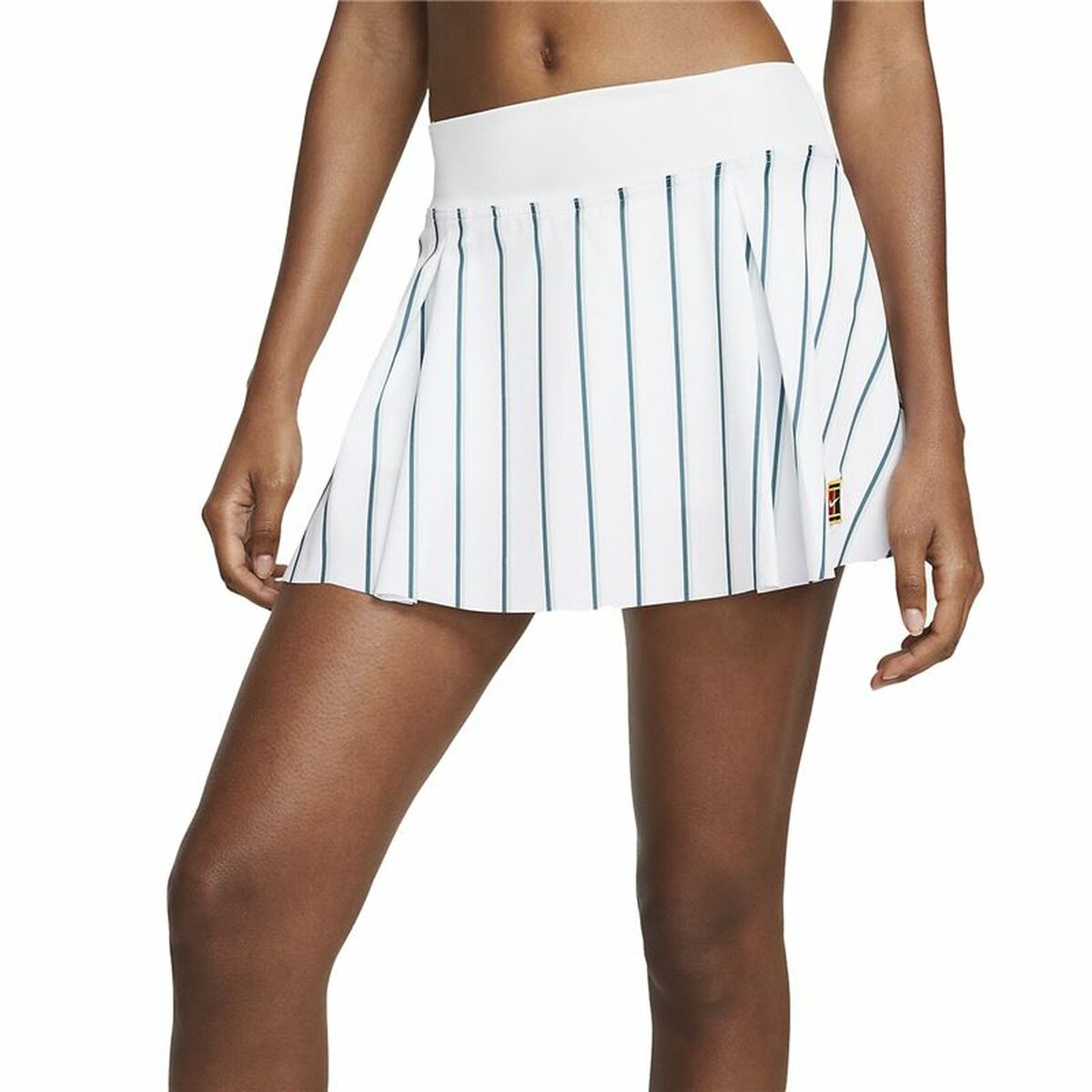 Φούστα τένις Nike Winter Stripe Ρίγες Λευκό