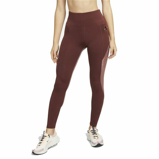 Αθλητικά Γυναικεία Κολάν Nike Air Dri-FIT Fast Καφέ