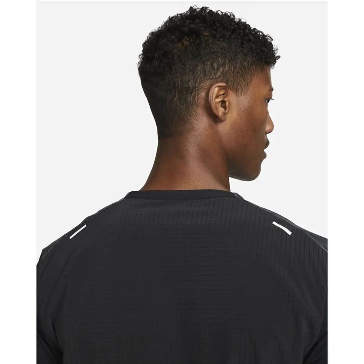 Ανδρική Μπλούζα με Κοντό Μανίκι Nike Dri-FIT Rise 365 Σκούρο γκρίζο