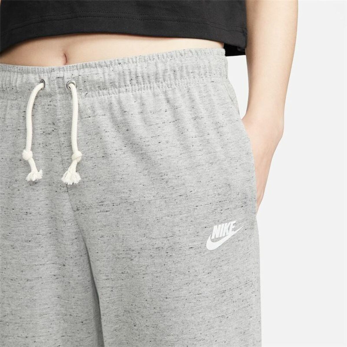 Μακρύ Αθλητικό Παντελόνι Nike Sportswear Gym Vintage Γκρι Γυναίκα