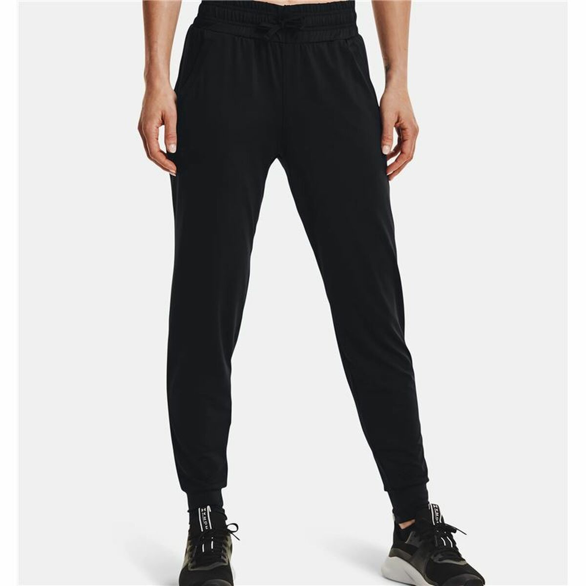 Μακρύ Αθλητικό Παντελόνι  Under Armour Γυναίκα Μαύρο