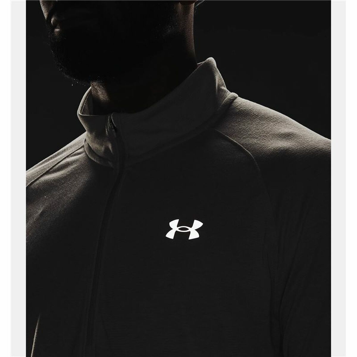 Ανδρική Μπλούζα με Μακρύ Μανίκι Under Armour Streaker Run Μπεζ