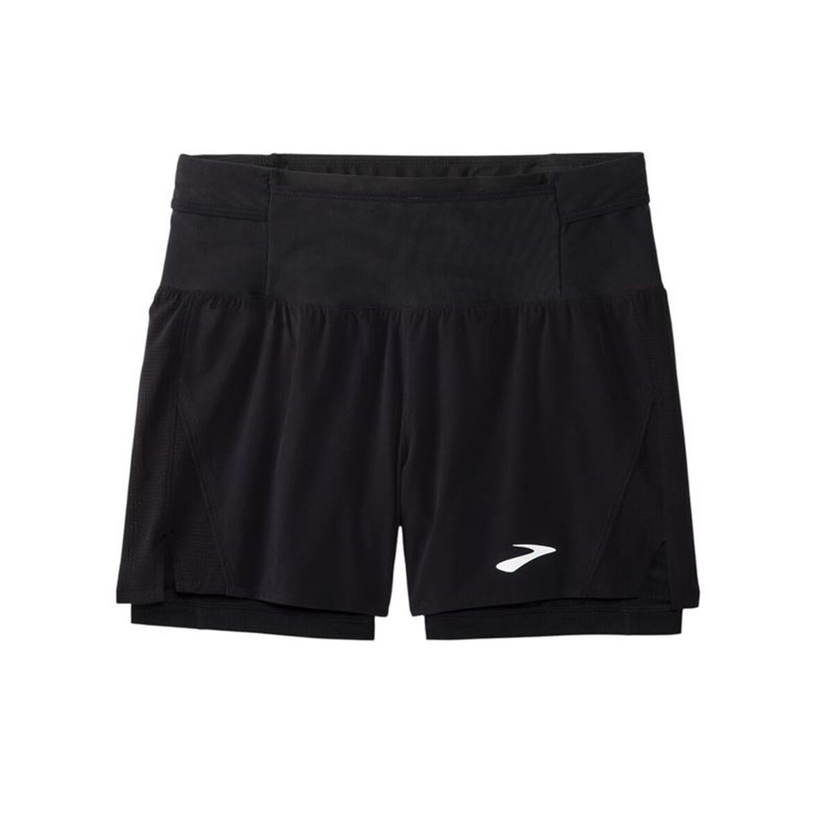 Ανδρικά Αθλητικά Σορτς Brooks High Point 5" 2-in-1 Μαύρο
