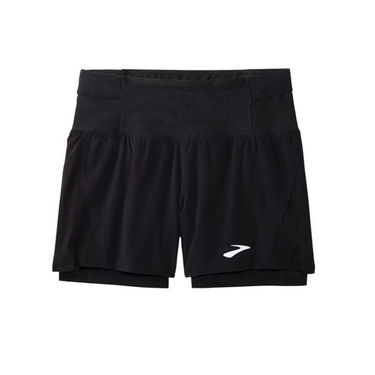 Ανδρικά Αθλητικά Σορτς Brooks High Point 5" 2-in-1 Μαύρο