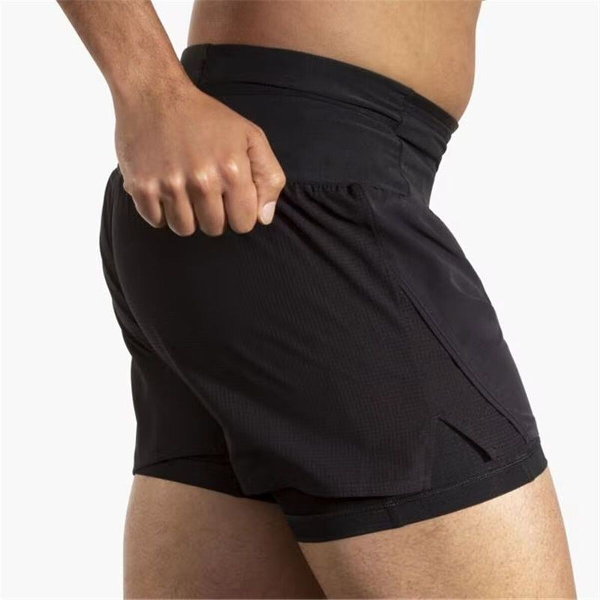 Ανδρικά Αθλητικά Σορτς Brooks High Point 5" 2-in-1 Μαύρο