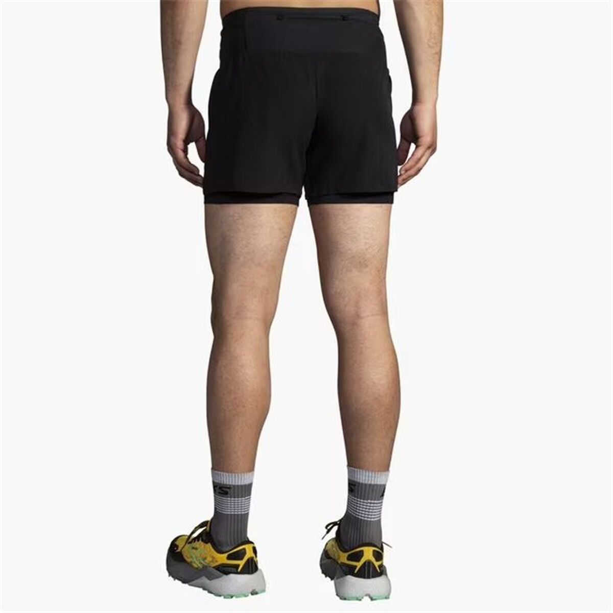 Ανδρικά Αθλητικά Σορτς Brooks High Point 5" 2-in-1 Μαύρο