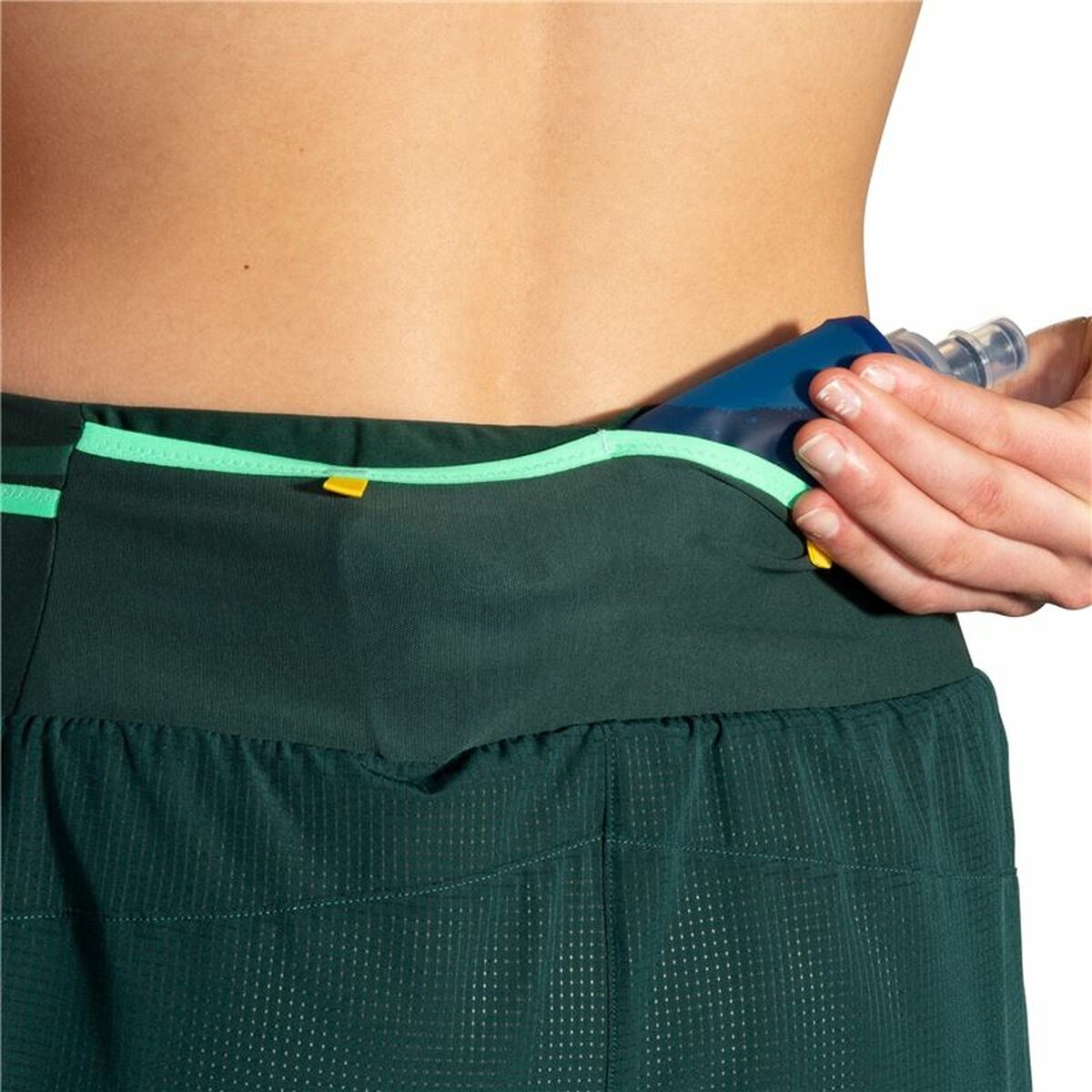 Γυναικεία Αθλητικά Σορτς Brooks High Point 3" 2-in-1 2.0 Πράσινο
