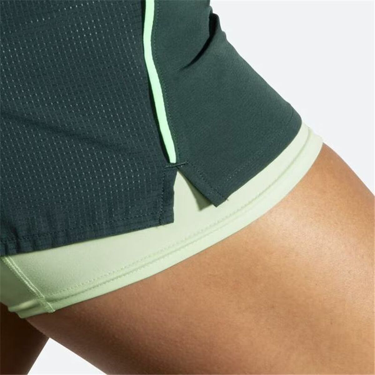 Γυναικεία Αθλητικά Σορτς Brooks High Point 3" 2-in-1 2.0 Πράσινο