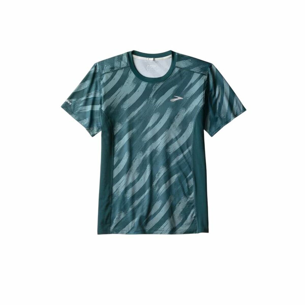 Ανδρική Μπλούζα με Κοντό Μανίκι Brooks Atmosphere Sleeve 3.0 Πράσινο