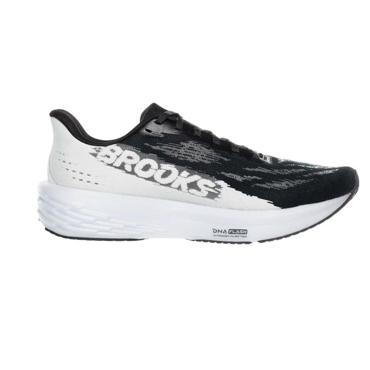 Παπούτσια για Τρέξιμο για Ενήλικες Brooks Launch 11 Λευκό Μαύρο