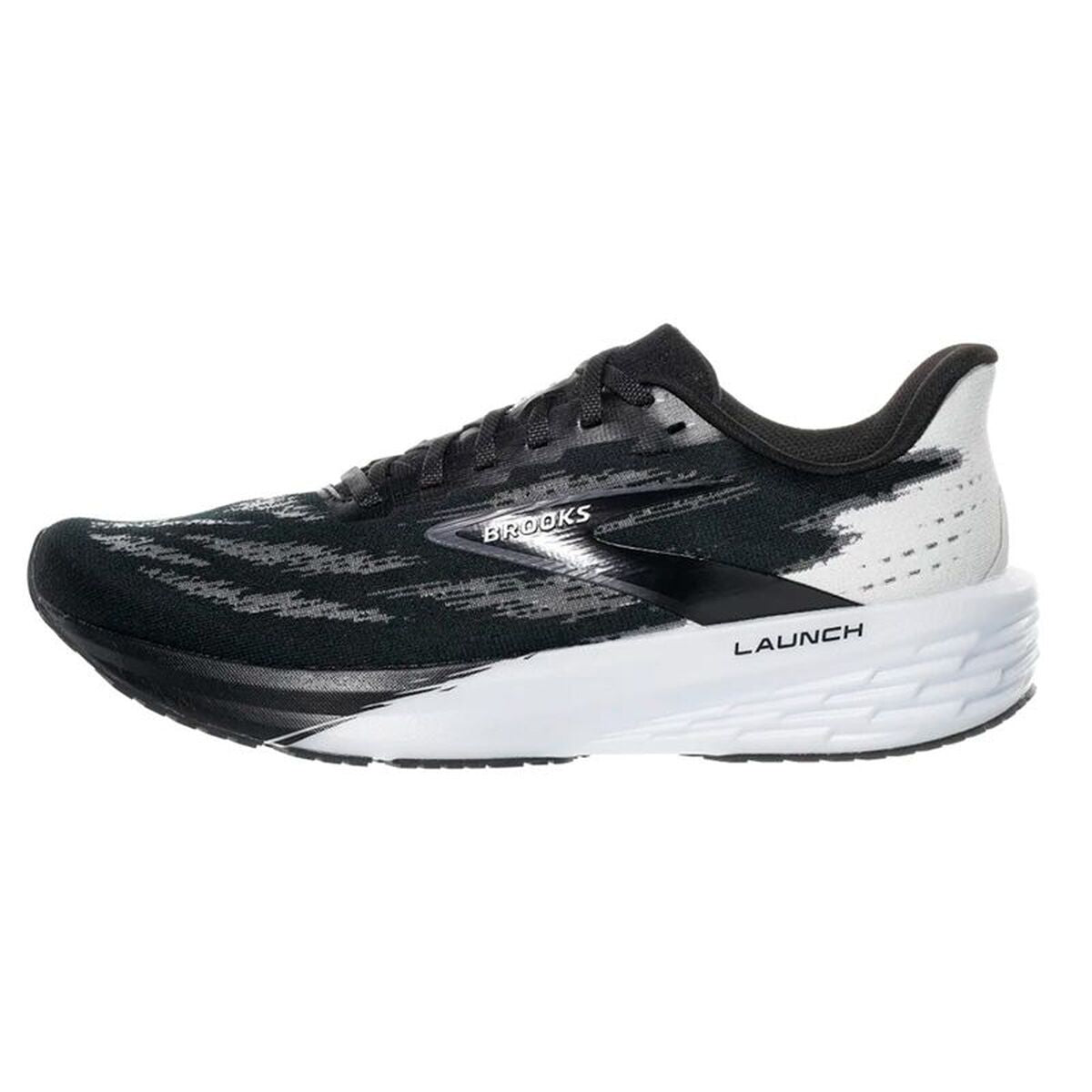 Παπούτσια για Τρέξιμο για Ενήλικες Brooks Launch 11 Λευκό Μαύρο