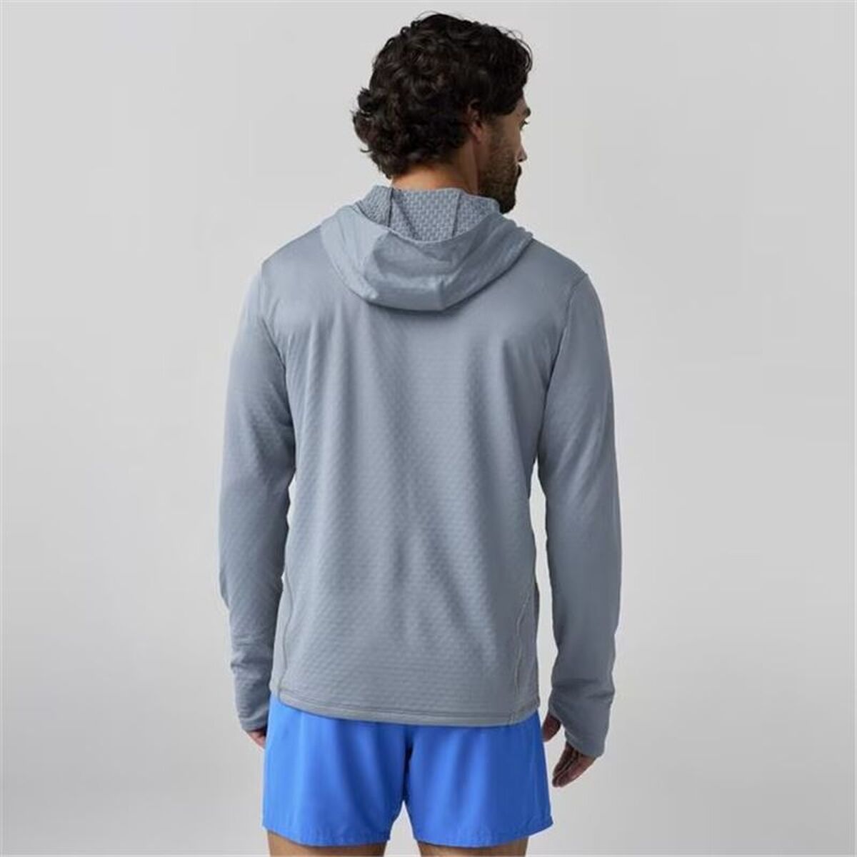 Ανδρικό Φούτερ με Κουκούλα Brooks Notch Thermal 3.0 Ανοιχτό Γκρι