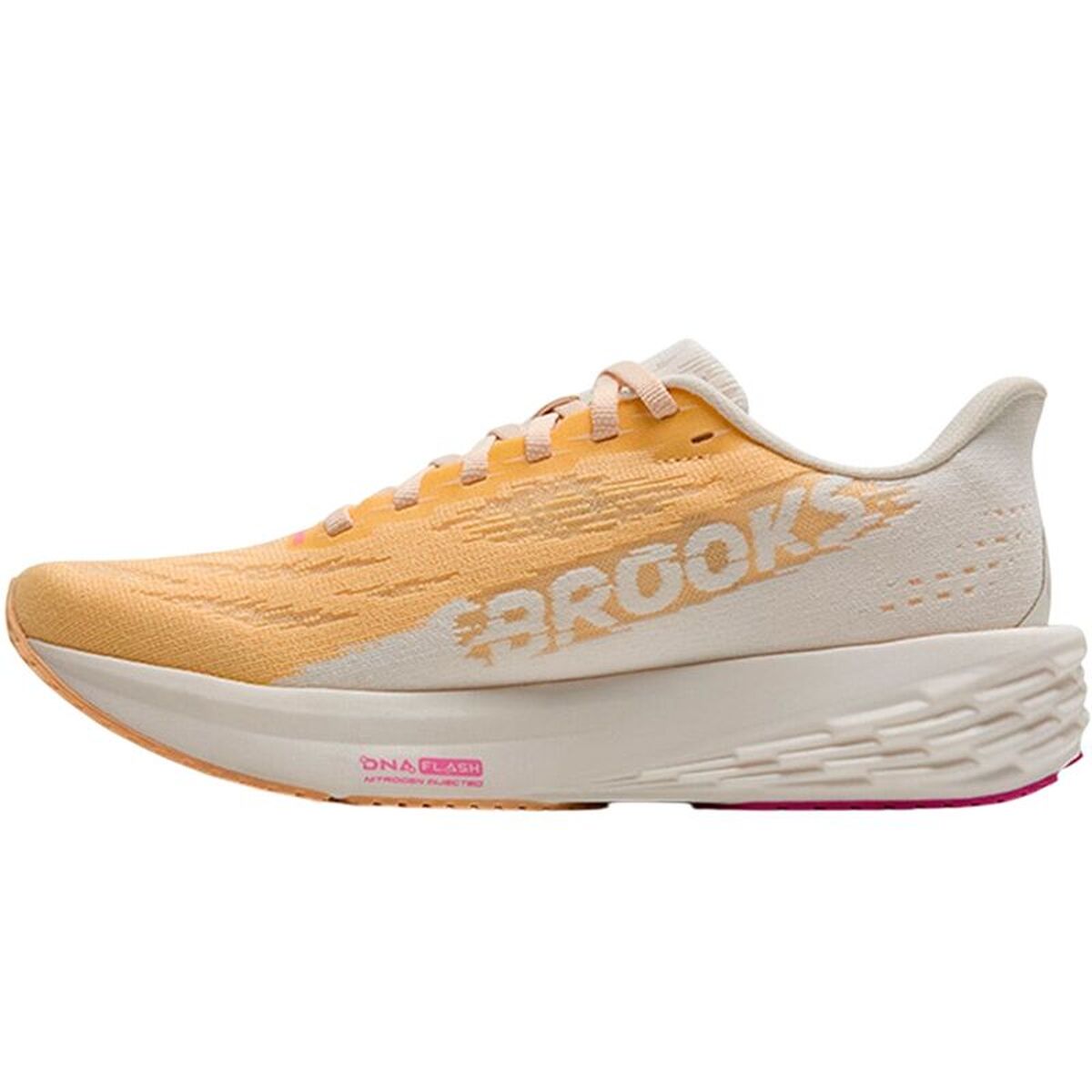 Παπούτσια για Τρέξιμο για Ενήλικες Brooks Launch 11 Μπεζ Πορτοκαλί