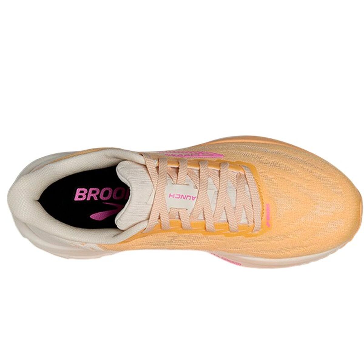 Παπούτσια για Τρέξιμο για Ενήλικες Brooks Launch 11 Μπεζ Πορτοκαλί