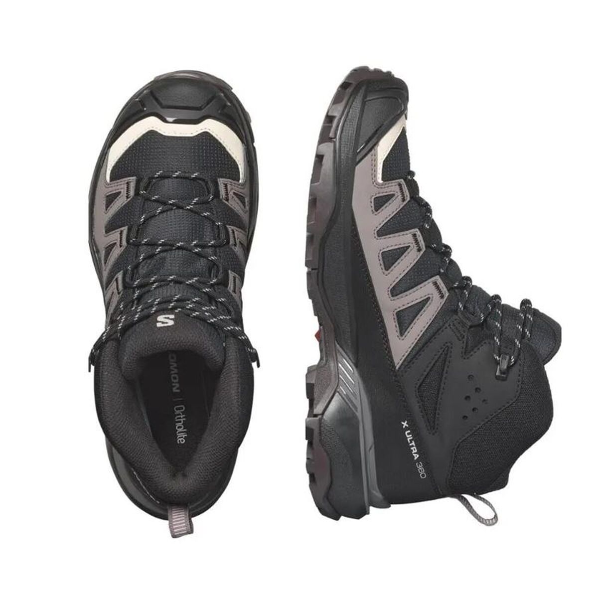 Ανδρικά Παπούτσια για Περπάτημα Salomon X Ultra 360 Mid Μαύρο