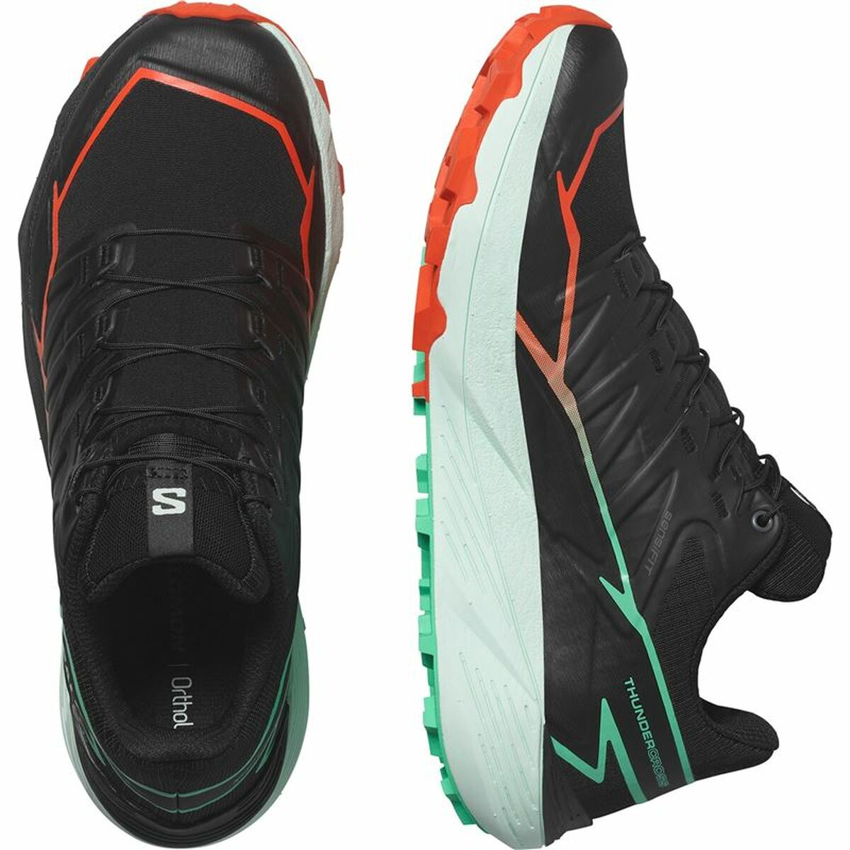Παπούτσια trail για γυναίκες Salomon Thundercross Μαύρο