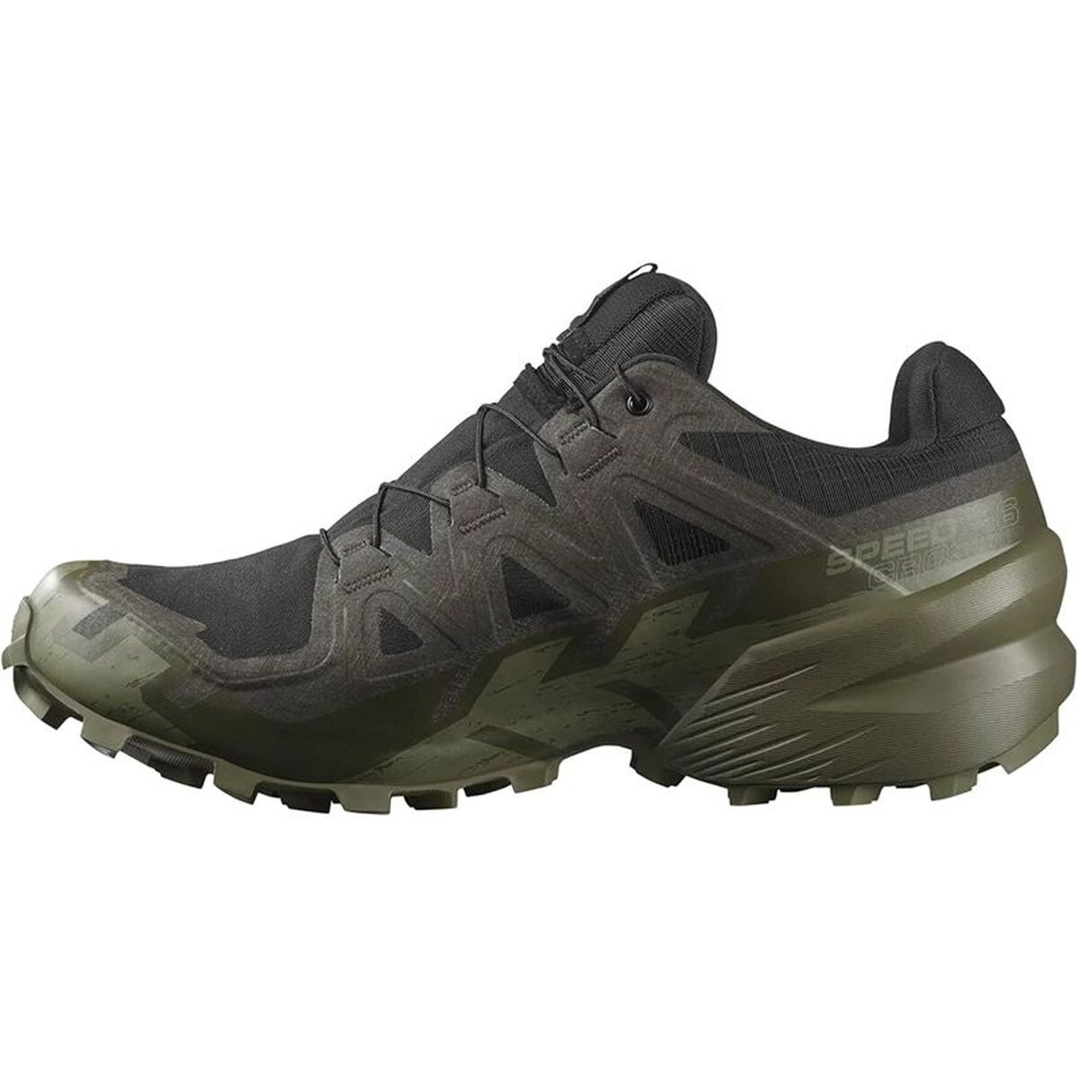 Παπούτσια trail για άνδρες (τρέξιμο στο βουνό) Salomon Speedcross 6 Gtx Ελαιόλαδο