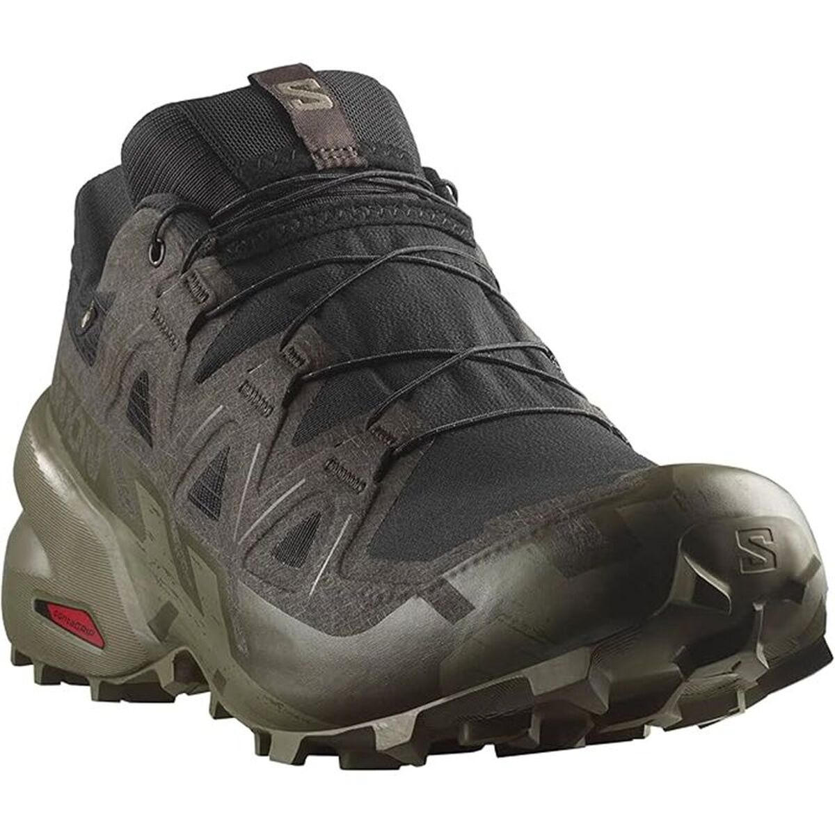 Παπούτσια trail για άνδρες (τρέξιμο στο βουνό) Salomon Speedcross 6 Gtx Ελαιόλαδο
