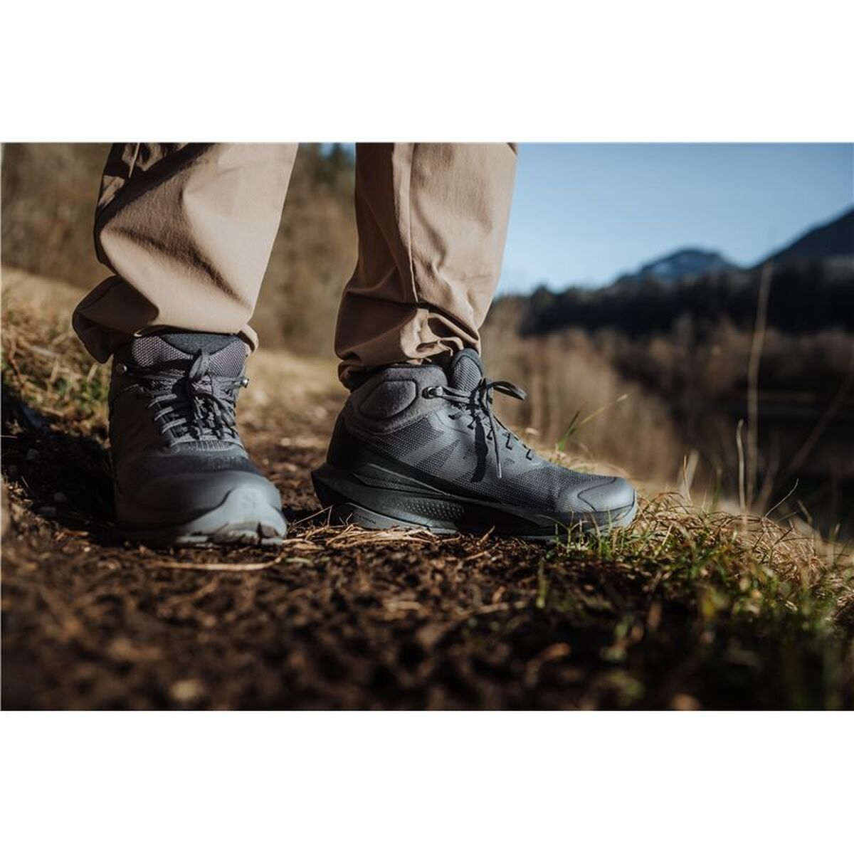 Μπότες Βουνού Salomon Elixir Tour Mid Μαύρο