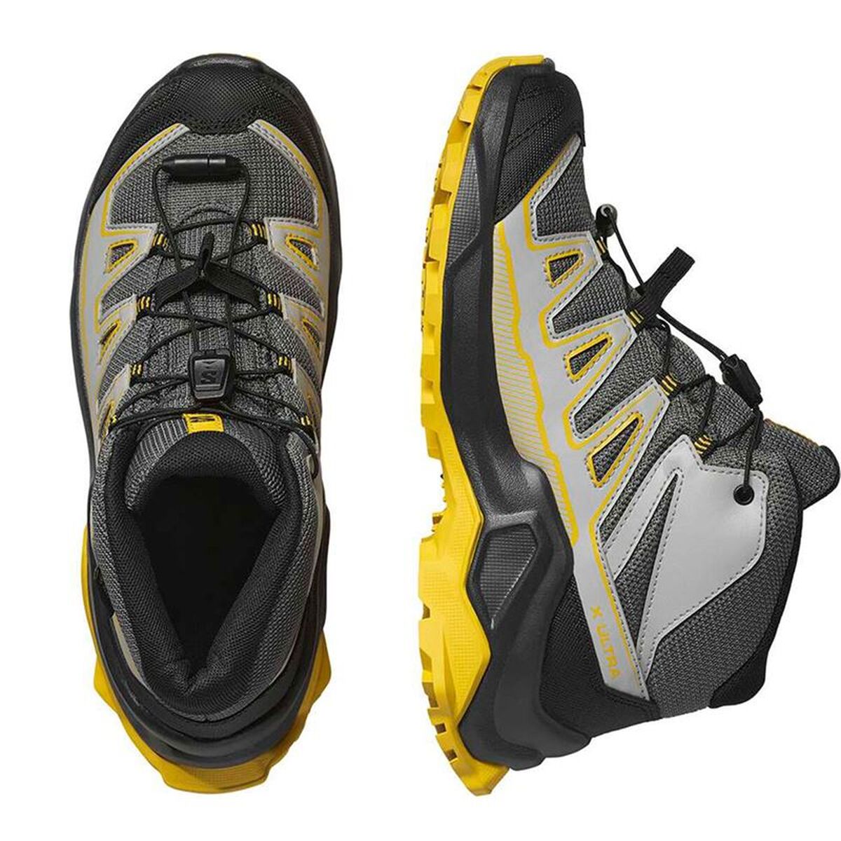 Παιδικά Aθλητικά Παπούτσια Salomon X Ultra Mid Gtx Κίτρινο Γκρι