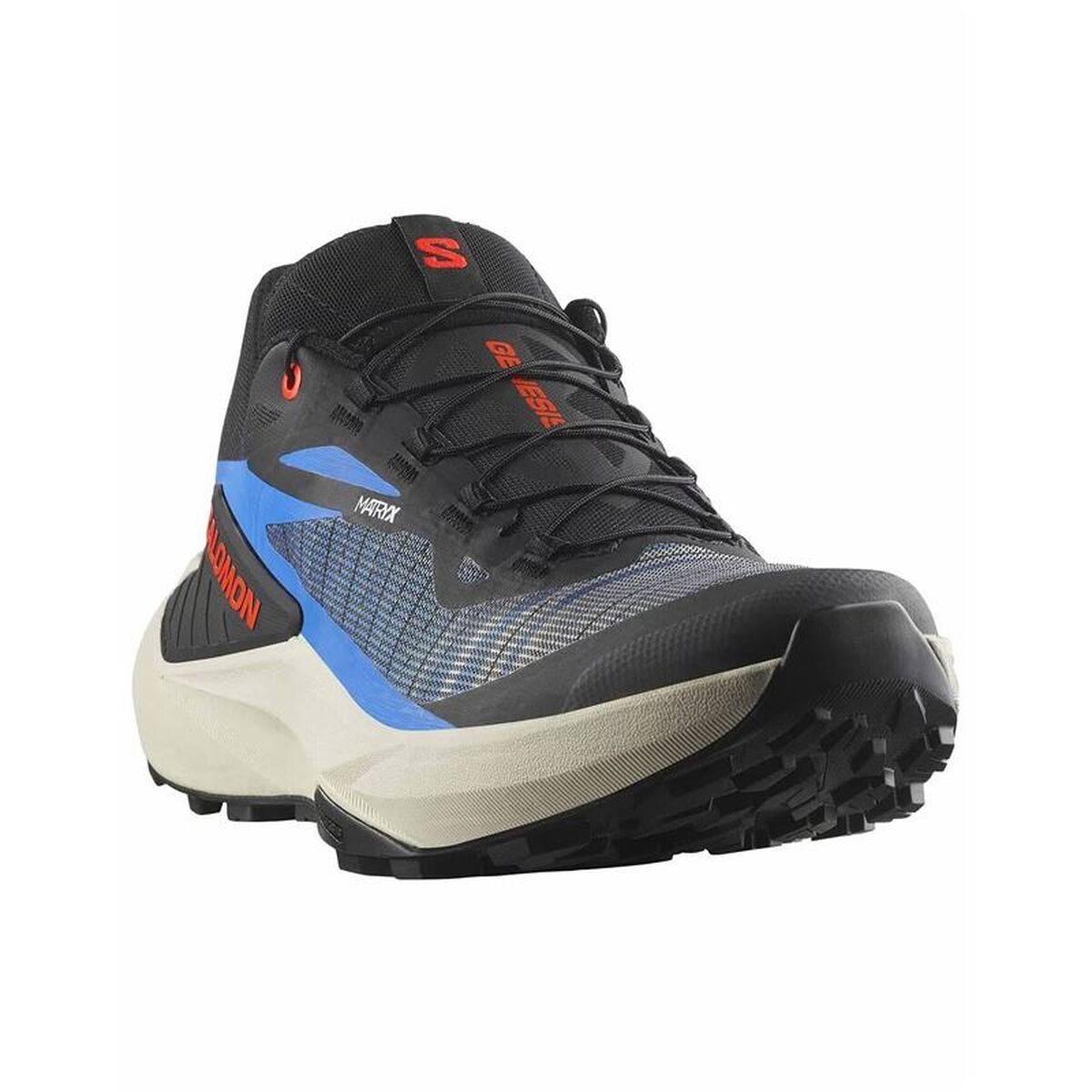 Παπούτσια trail για άνδρες (τρέξιμο στο βουνό) Salomon Genesis Μαύρο