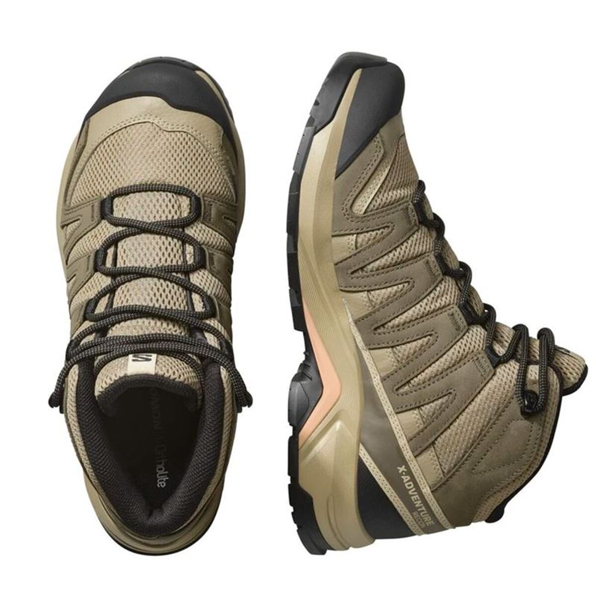 Μπότες Βουνού Salomon X-Adventure Recon Mid Ανοιχτό καφέ