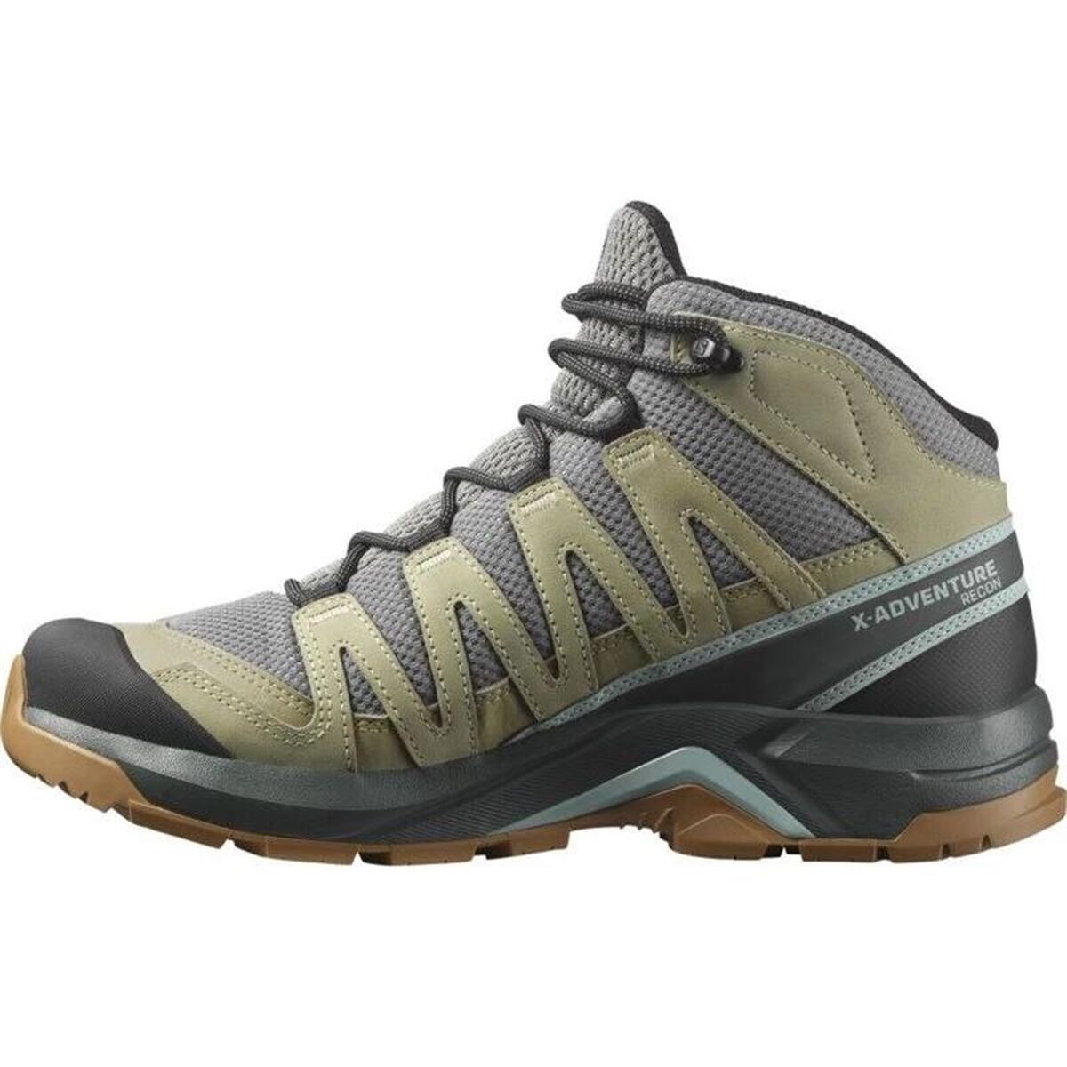 Ανδρικά Παπούτσια για Περπάτημα Salomon X-Adventure Recon Mid Ελαιόλαδο Σκούρο γκρίζο