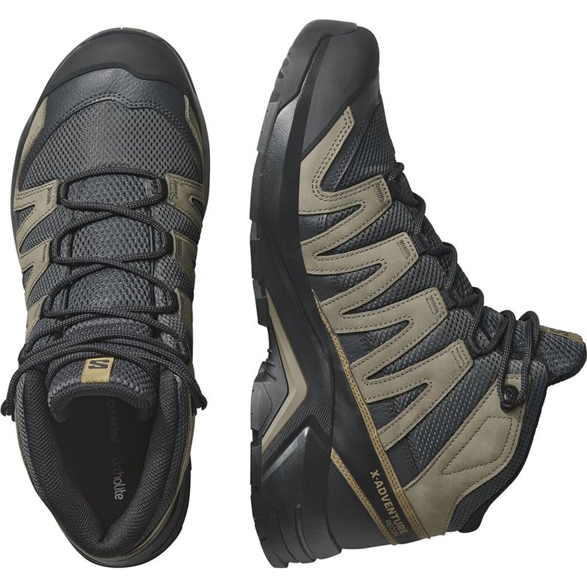 Ανδρικά Παπούτσια για Περπάτημα Salomon X-Adventure Recon Mid Μαύρο