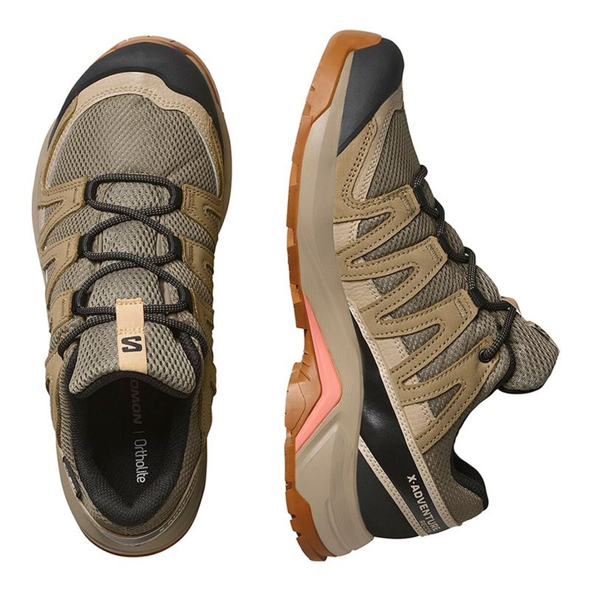 Γυναικεία Παπούτσια για Περπάτημα Salomon X-Adventure Recon Gtx Μπεζ