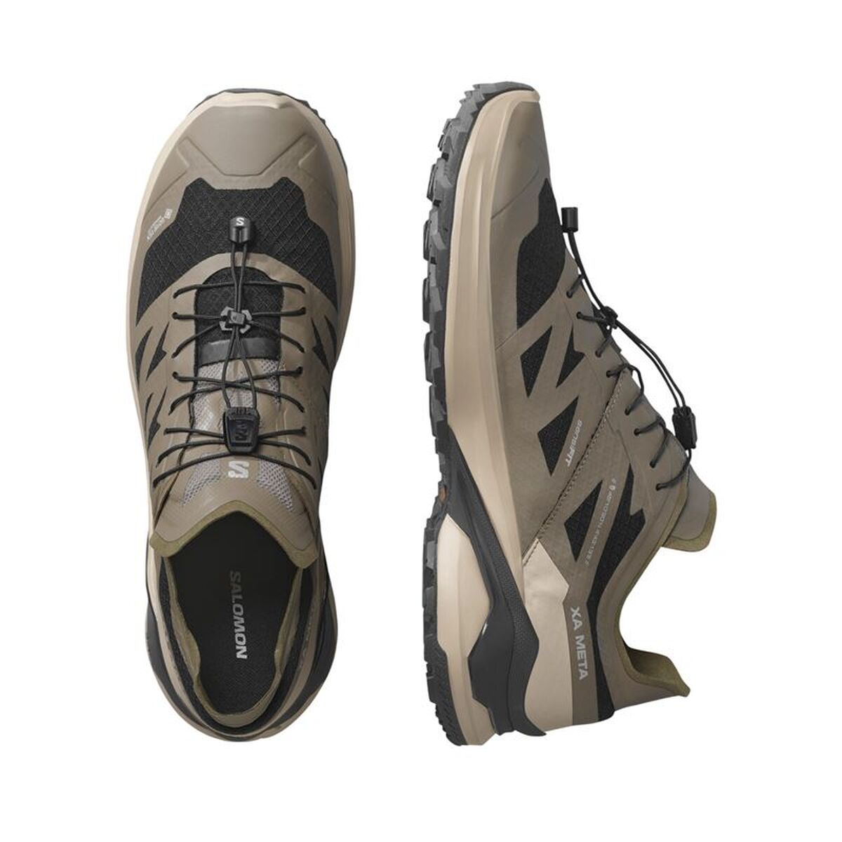Παπούτσια trail για άνδρες (τρέξιμο στο βουνό) Salomon Xa Meta Gore-Tex Καφέ